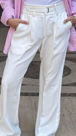 White Waistband trousesr