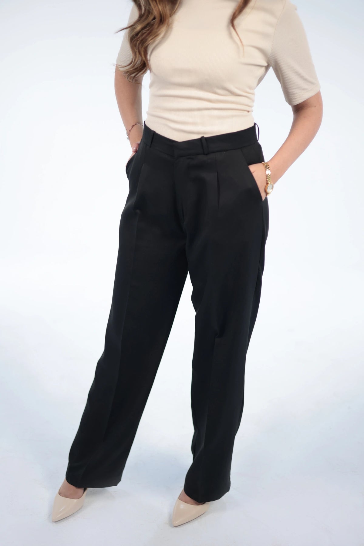 Black Tailored Trousers