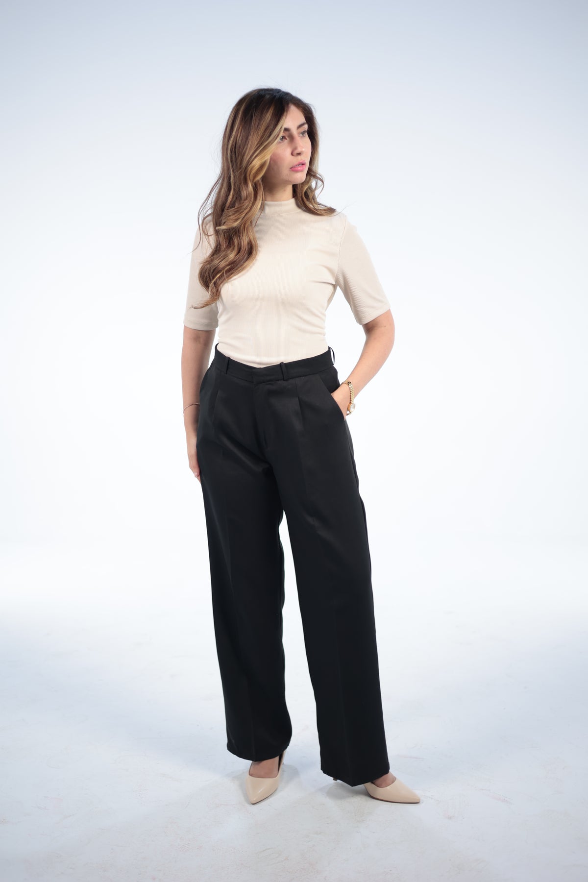 Black Tailored Trousers
