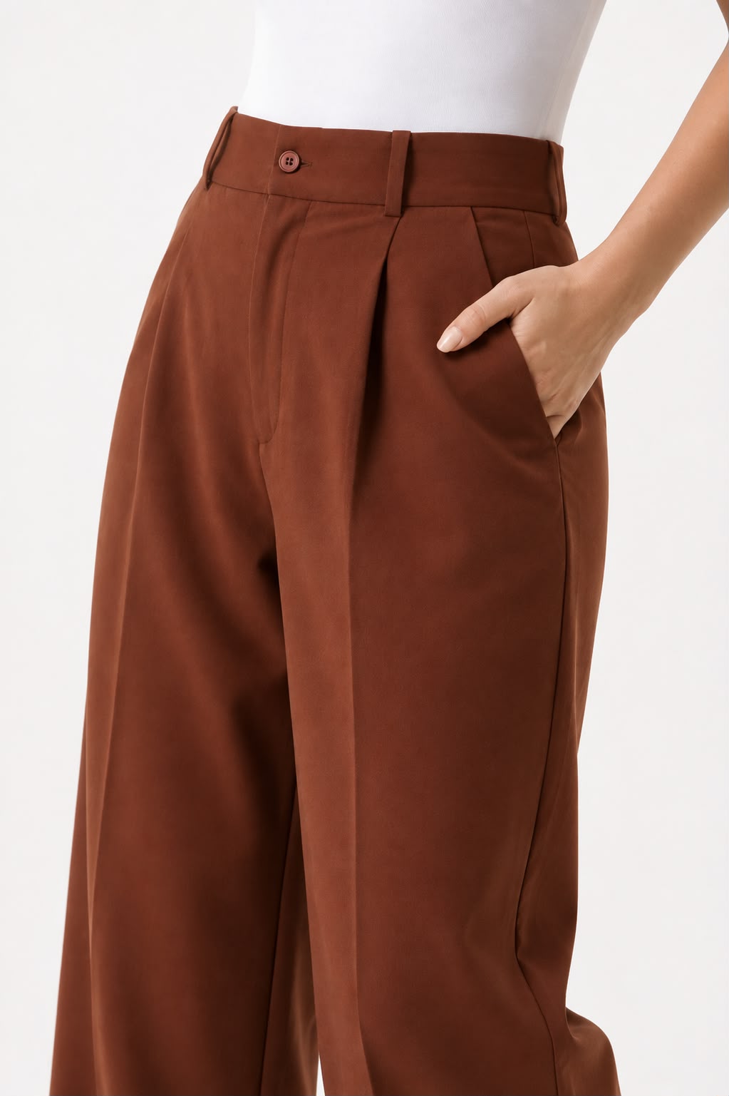 Mocha Tailored Trousers