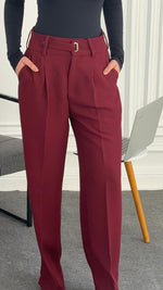 ESOS Waist Trouser Burgandy