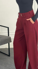 ESOS Waist Trouser Burgandy