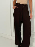 ESOS waist pants BROWN