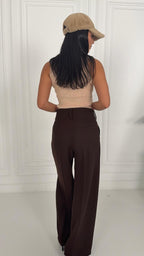 ESOS waist pants BROWN