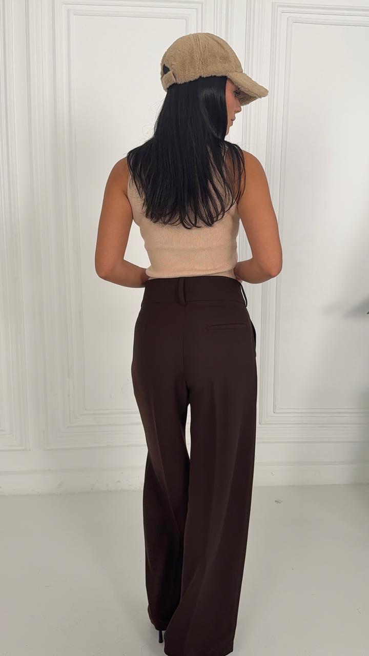 ESOS waist pants BROWN