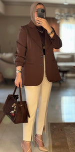 Mocha Bold Blazer