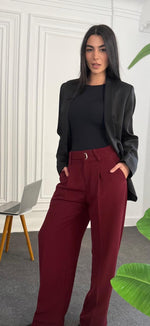 ESOS Waist Trouser Burgandy