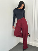 ESOS Waist Trouser Burgandy