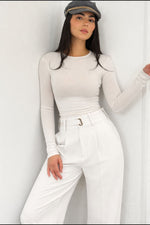 White Waistband trousesr