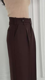 ESOS waist pants BROWN